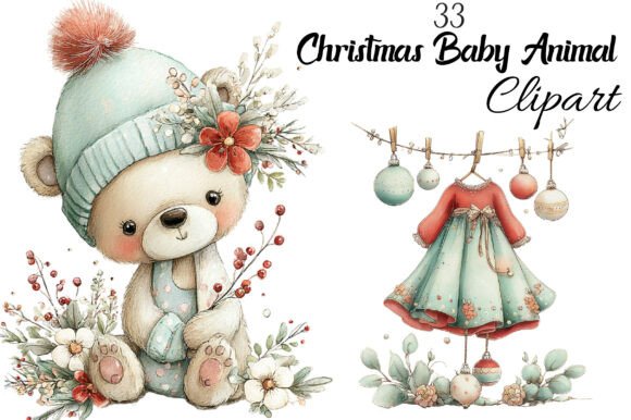 Christmas Baby Animal Clipart: Your Holiday Design Secret Weapon