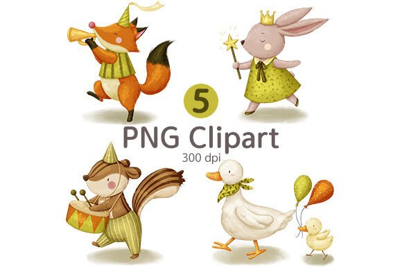 Cute Animal Parade Nursery Clipart: A Designer's Guide