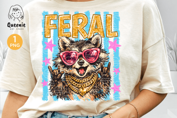 Unleash Feral Raccoon Summer Animal: A Bold Design Asset