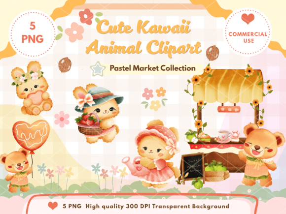 Using Cute Kawaii Animal Clipart to Add Whimsy and Personality to Your Work