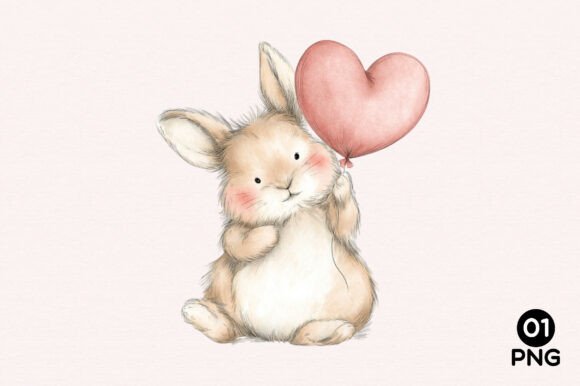 Watercolor Romantic Animal Clipart: Soft, Charming Art for Your Projects